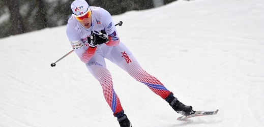 Běžec na lyžích Martin Jakš. 