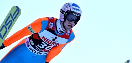 Skokan na lyžích Roman Koudelka. 