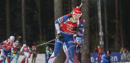 Česká biatlonová závodnice Veronika Vítková.