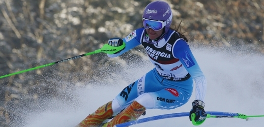 Slalomářka Šárka Strachová. 