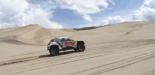 Francouzský závodník Rallye Dakar Sebastian Loeb.