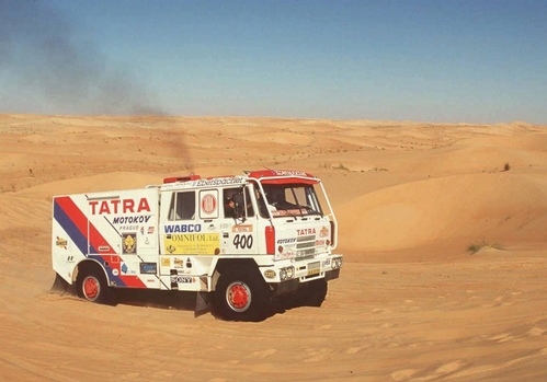 Karel Loprais na Rallye Dakar.