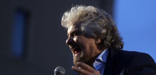 Vůdce Hnutí pěti hvězd Beppe Grillo.