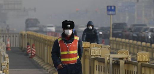 Znečištěné ovzduší v Číně.