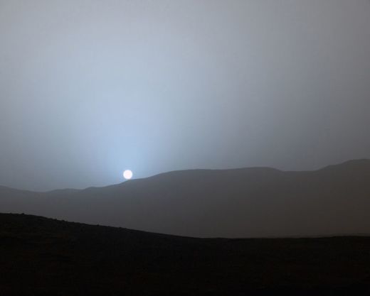 Západ Slunce z Marsu.