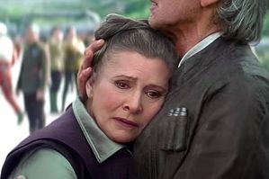 Princezna Leia v sedmé epizodě Star Wars.