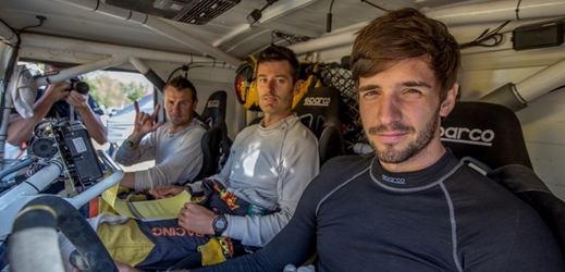 Posádka kamionu Big Shock Racing týmu ve složení Martin Macík, František Tomášek a Martin Mrkva.