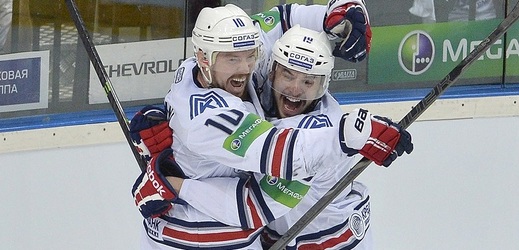Ruský hokejový útočník Sergej Mozjakin.