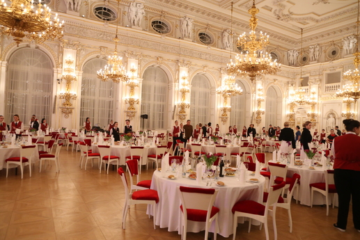 Ve Španělském sálu Pražského hradu se uskutečnil třetí dobročinný ples.