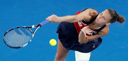 Tenistka Karolína Plíšková postoupila poprvé do čtvrtfinále Australian Open. 