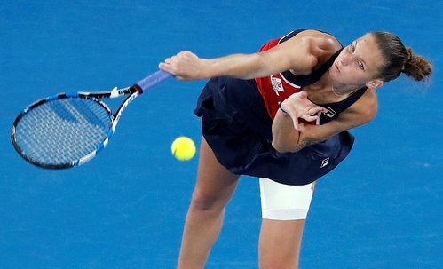 Karolína Plíšková na letošním Australian Open.
