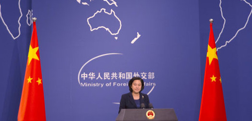  Mluvčí čínského ministerstva zahraničí Chua Čchun-jing.