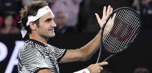 Roger Federer zatím v Melbourne předvádí skvělé výkony.