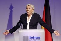 Šéfka francouzské Národní fronty Marine Le Penová.