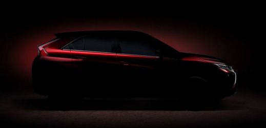 Jen kontury odhaluje první fotografie nového kompaktního SUV značky Mitsubishi.