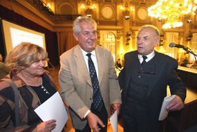 Karel Srp a Miloš Zeman.