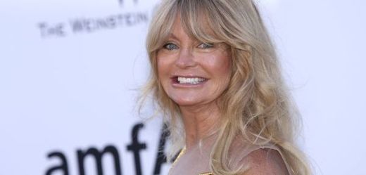Oscarová herečka Goldie Hawnová. 
