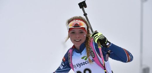 Veliká naděje českého biatlonu, Markéta Davidová.