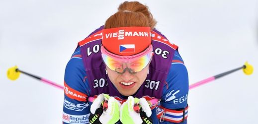 Česká biatlonistka Gabriela Koukalová.