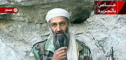 Někdejší vůdce teroristické sítě Al-Káida Usáma bin Ládin.
