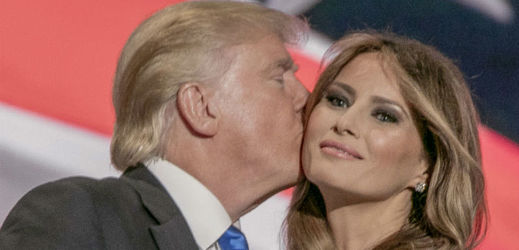 Melanie Trumpová s manželem Donaldem Trumpem.