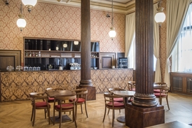 Interiér Cafe Rudolfinum.
