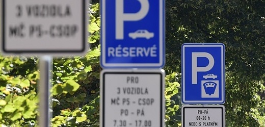 Parkovací zóny v Praze 5.