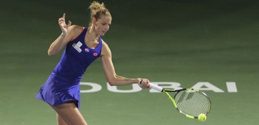 Kristýna Plíšková se loučí s turnajem v Dubaji.