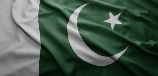 Vlajka Pákistánu.