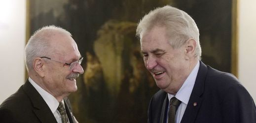 Miloš Zeman a bývalý slovenský prezident Ivan Gašparovič.