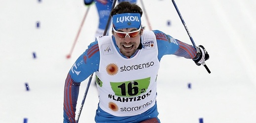 Ruský běžec na lyžích Sergej Usťugov.