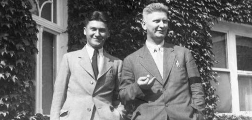 Jan Antonín Baťa (vpravo) a Tomáš Baťa na archivním snímku.