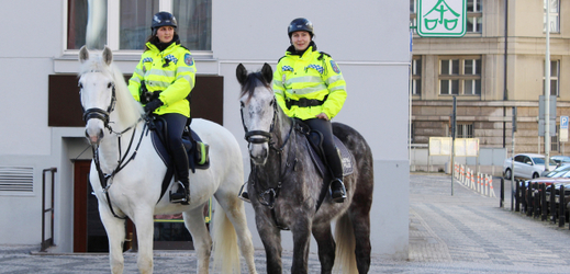  Městské policistky na koních. 