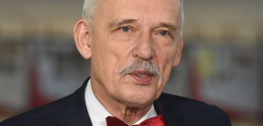 Polský europoslanec Janusz Korwin-Mikke.