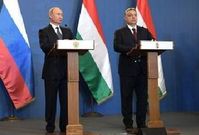Maďarský premiér Viktor Orbán a ruský prezident Vladimír Putin.