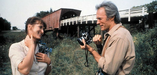 Meryl Streepová a Clint Eastwood ve filmu Madisonské mosty.