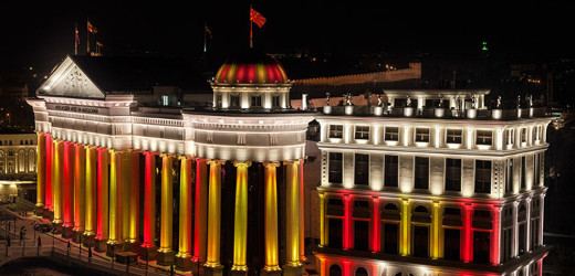 Osvětlení Philips láká turisty a obchodníky do Skopje