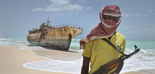Somálský pirát.