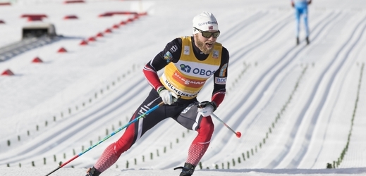 Norský běžec na lyžích Sundby.