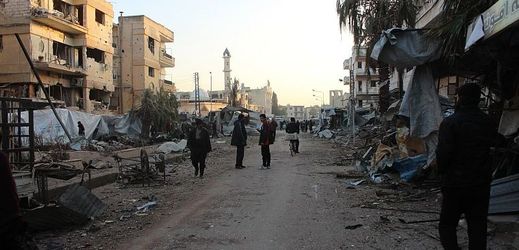 Ulice syrského Homsu.