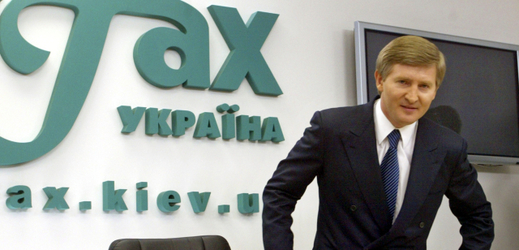nejbohatší muž Ukrajiny Rinat Achmetov.