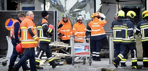 Útok na bruselském letišti.