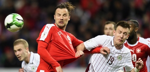 Fotbalisté Švýcarska zvítězili nad Lotyšskem.
