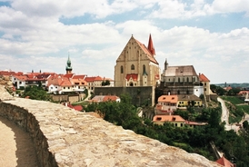 Chrám sv. Mikuláše vytváří jednu z dominant historického města Znojma.