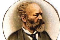 Portrét Antonína Dvořáka z roku 1900.