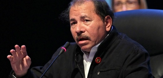 Nikaragujský prezident Daniel Ortega.