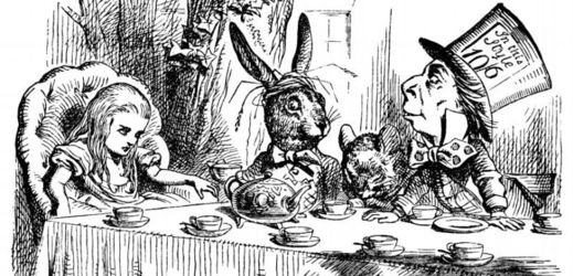 Z původních ilustrací ke Carrollově Alici od Johna Tenniela.