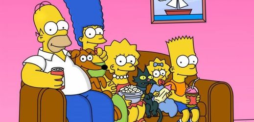 Rodinka z oblíbeného televizního seriálu Simpsonovi.