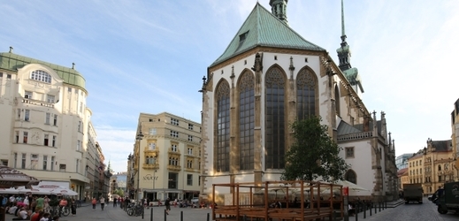 Hlasování vede rekonstrukce interiéru kostela sv. Jakuba v Brně (snímek z roku 2015).