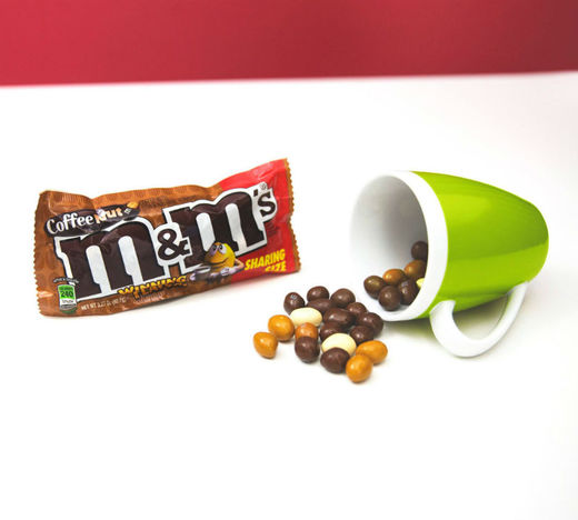 Čokoládové "lentilky" M&M.